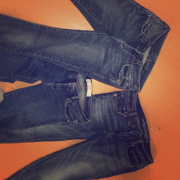 Size 00 Jeans American Eagle Reese Abercrombie - Picture 1 of 7